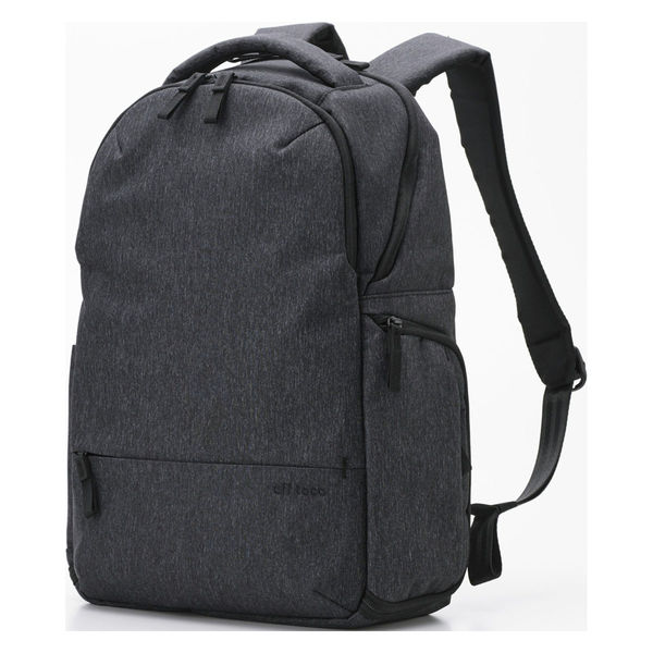 リュック バックパック 17L 撥水加工 14インチノートPC A4サイズ ブラック BM-OFBPM01BK エレコム 1個（直送品）