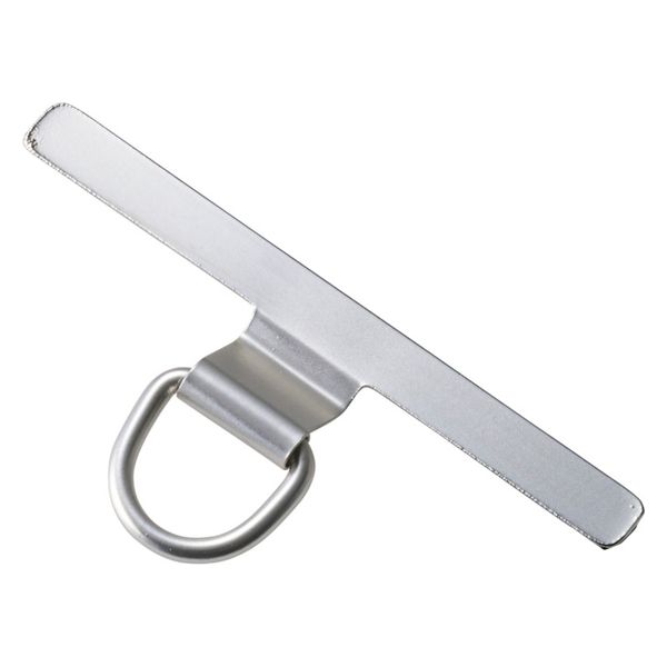 スマホ ストラップホルダー シート ステンレス製 ケーブル穴用 1口タイプ シルバー PWSTHD1SSSV エレコム 1個（直送品）