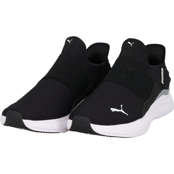 a*u様 PUMA ブラック スリッポン ローファー PUMA(プーマ) シューズ スリッポン SOFTRIDE ハーモニー EASE IN