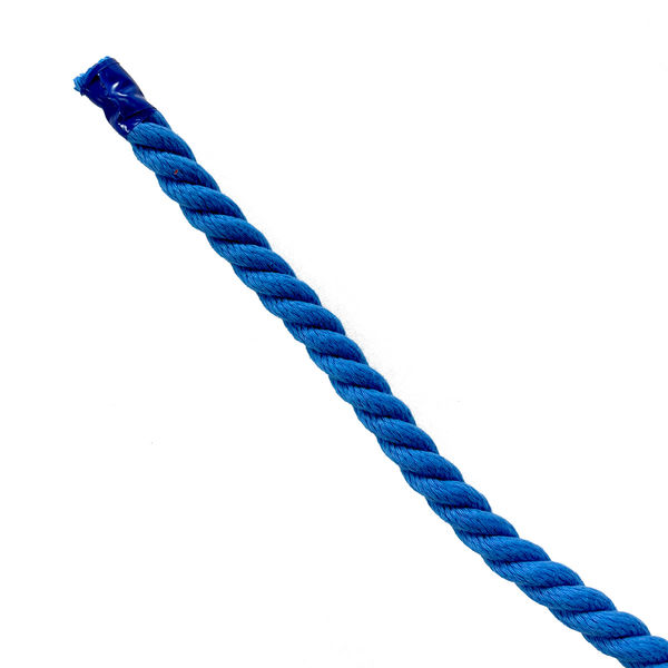 グリーンクロス エステルスパンカラーロープ 青 10mm×100m 6300063371 