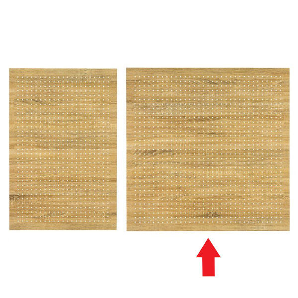 【軒先渡し】ストア・エキスプレス 有孔ボード 壁面取付 ラスティック柄　幅90×高さ90cm 3336-813 1セット（直送品） 13,542円