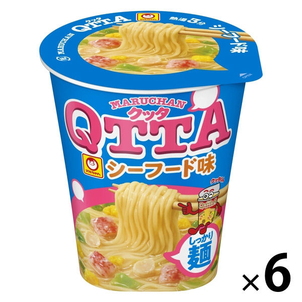 MARUCHAN QTTA シーフード味77g 1セット(1個×6 MARUCHAN QTTA シーフード味77g 1セット(1個×6