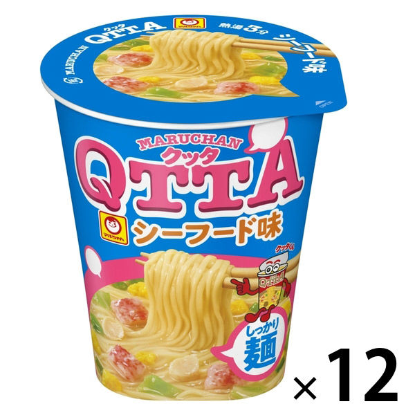 MARUCHAN QTTA シーフード味77g 1セット（1個×12