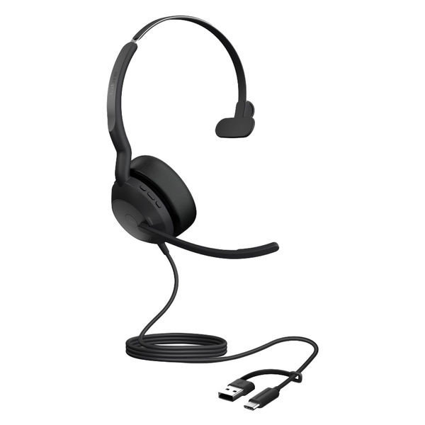Jabra Evolve2 50 MS Mono USB C/A 25089ー899ー799 1個 - アスクル