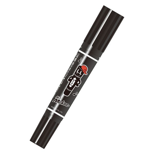 ゼブラ ハイマッキー 太字/細字 緑 5本 油性マーカー 油性ペン