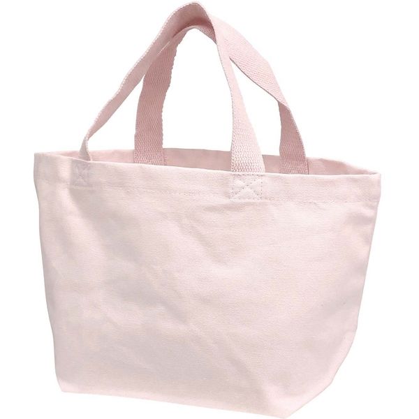 丸玉工業 厚手コットンバッグトートSワイド(シュガーピンク) 90308053 1枚（直送品）