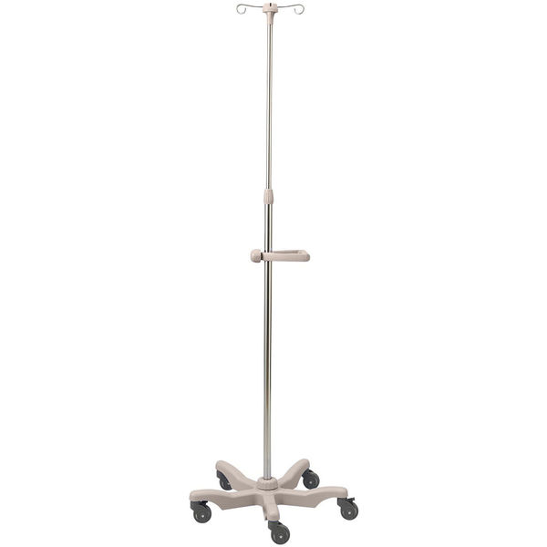 松吉医科器械 マツヨシIVスタンド(2個掛) MY-2236 点滴スタンド MY-2236(アイボリー) 1台（直送品）