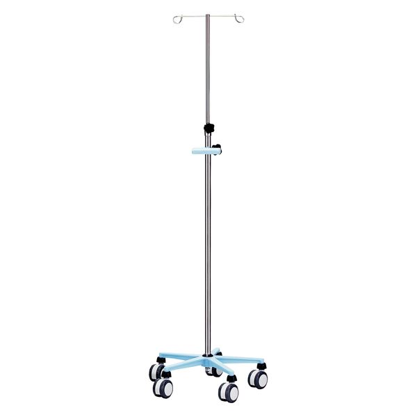 松吉医科器械 マツヨシ ガートル台ファンシースターMY-140B-A 点滴スタンド MY-140B-A(ライトブルー) 1台（直送品）