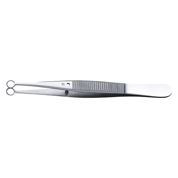 松吉医科器械 マツヨシ リングピンセット φ3mmMY-9223S 処置器具 穴あき MY-9223S (100MM) 1個（直送品）