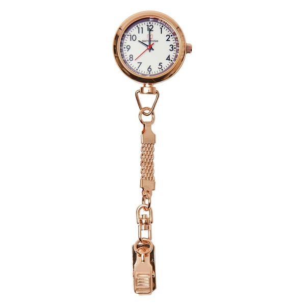 松吉医科器械 マツヨシナースウォッチφ30クリップMY-NS0440PGB 懐中時計 看護師 MY-NS0440PGB(ブラウン) 1個（直送品）