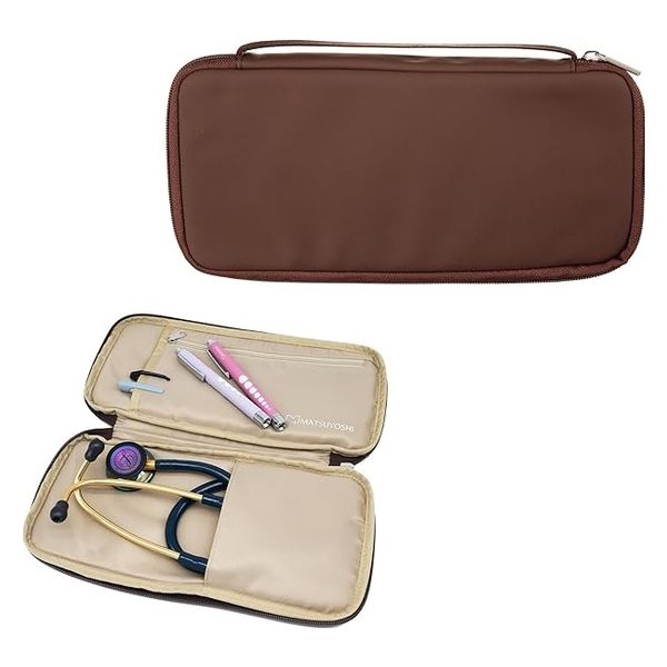 松吉医科器械 マツヨシ 聴診器ケースB MY-NS700B ペンケース MY-NS700B(ブラウン) 1個（直送品）