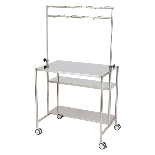 【軒先渡し】松吉医科器械 マツヨシ点滴処置台 MY-TC0020 作業台(混注用) 1台（直送品）