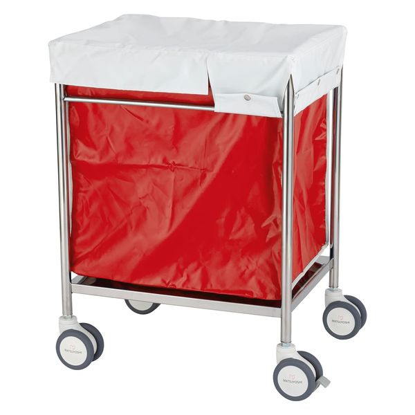 松吉医科器械 マツヨシ 蓋付きランドリーカート