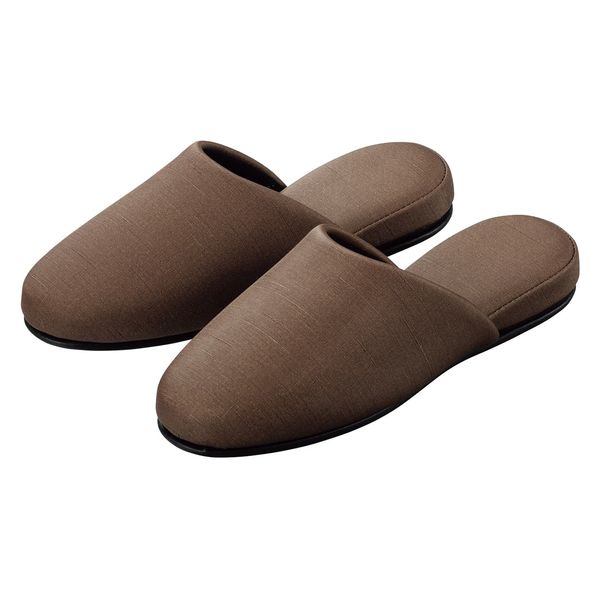 松吉医科器械 マツヨシ スリッパ(マニエラ) ブラウン FB-001(27.0CM) 1セット(12足入)（直送品）