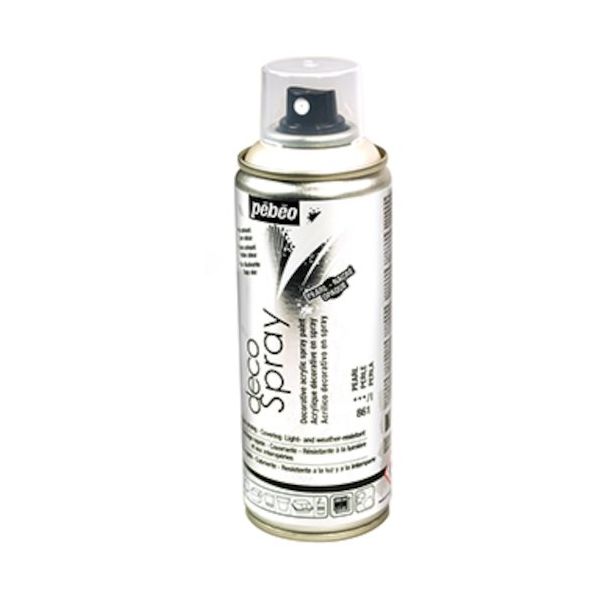 ペベオ・ジャポン Pebeo デコスプレー 200mlパール色 パール 093861 1本 538-1283（直送品）