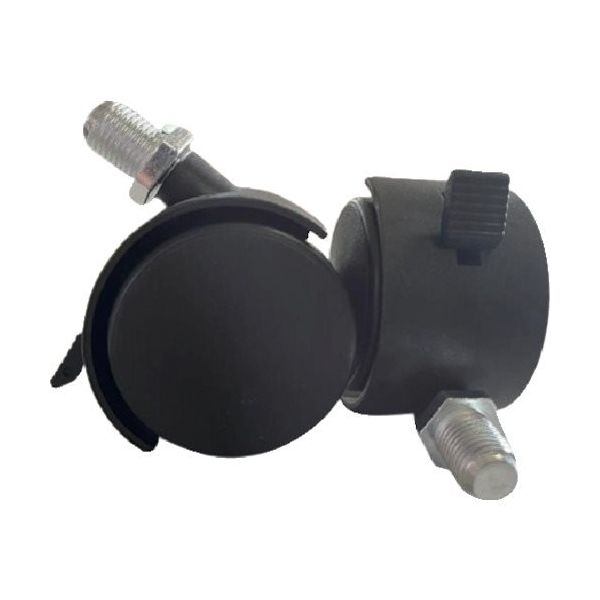 Writebest ライトベストホワイトボード交換用 自在キャスター2個セット ストッパー付き 19-001 1セット(2個)（直送品）