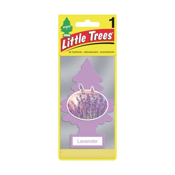カーフレッシュ社 リトルツリーズ LT エアーフレッシュナー 1P ー Lavender(ラベンダー) LT038 1枚 671-4663（直送品）