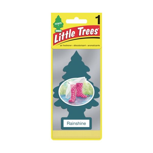 カーフレッシュ社 リトルツリーズ エアーフレッシュナー 1P ー Rainshine(レインシャイン) LT039 1枚 671-4628（直送品）