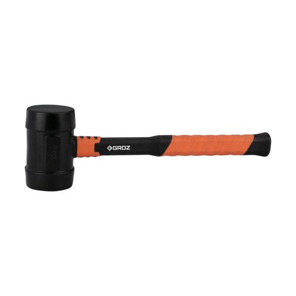 Groz Tools ゴムハンマー(グラスファイバー柄)#1 1/4 MLTR/20B/FG 1本 659-6790（直送品）