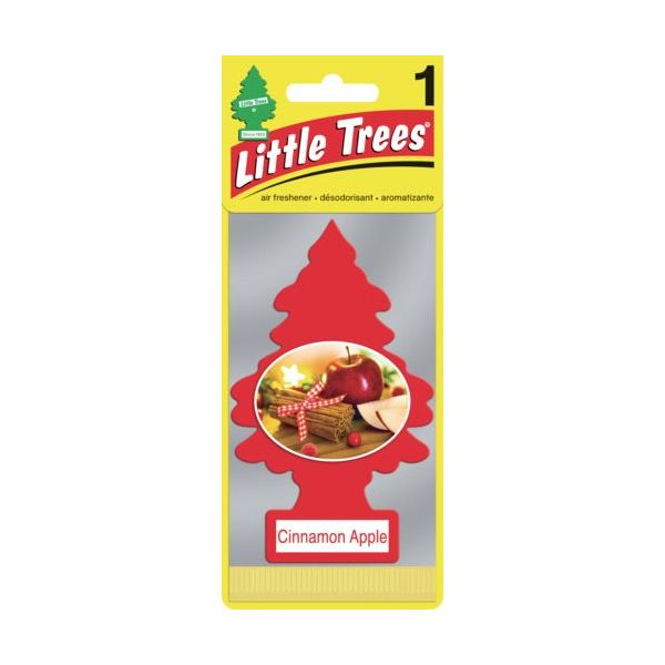 カーフレッシュ社 リトルツリーズ LT エアーフレッシュナー 1P ー Cinnamon Apple(シナモンアップル) LT036 1枚（直送品）