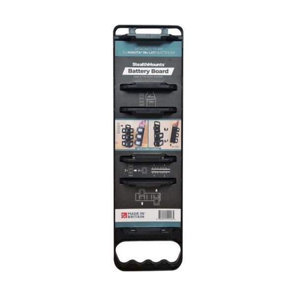 StealthMounts社 ステルスマウント バッテリーボードハンドルブラック BD-MK18-H-1 1個 682-8031（直送品）