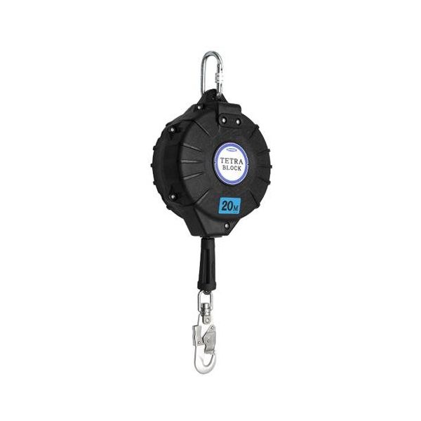 エスコ φ5.0mmx20m 安全ブロック(ステンレス製ワイヤー付