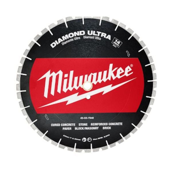 milwaukee 14インチ(356mm)ダイヤモンドブレード(ターボセグメント型) 49-93-7540 1個（直送品）