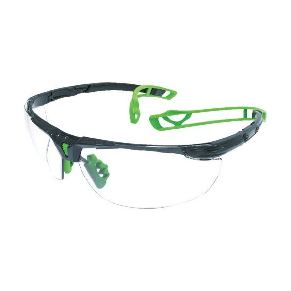 トラスコ中山 TRUSCO 二眼型セーフティグラス ツル特殊構造 グリーン TSG-9901GN-H 1個 685-6204（直送品）