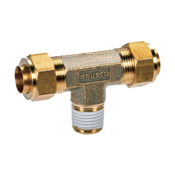 トラスコ中山 TRUSCO クイックシール継手 チーズ φ10X8 呼びR3/8 TS-10X8-03TM 1個 358-9310（直送品）