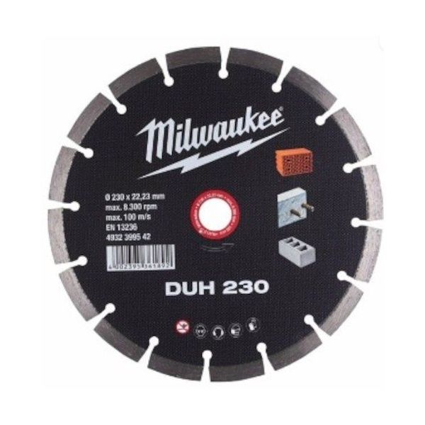 ミルウォーキーエレクトリックツール milwaukee 230mmダイヤモンドブレード(セグメント型) 4932399542 1枚(1個)（直送品）