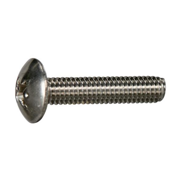 トラスコ中山 TRUSCO トラス頭小ねじ ステンレス 全ねじ M6×10 10本入 少量パック Y829-0610 1袋(10本)（直送品）