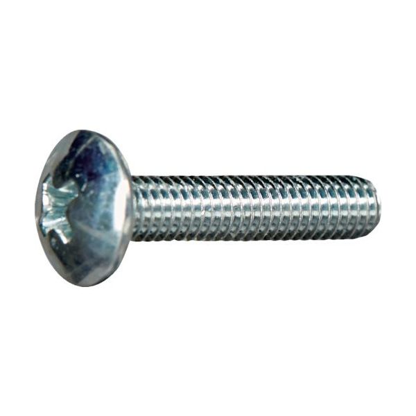 トラスコ中山 TRUSCO トラス頭小ねじ 三価白 全ねじ M3×6 20本入 少量パック Y841-0306 1袋(20本)（直送品）