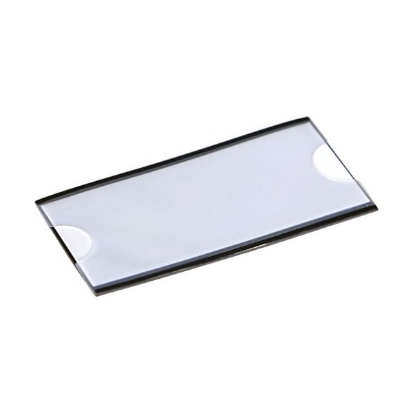 トラスコ中山 TRUSCO マグネット式見出しプレート 40X80 黒 10枚入 MGP-40X80-BK 1パック(10枚)（直送品）