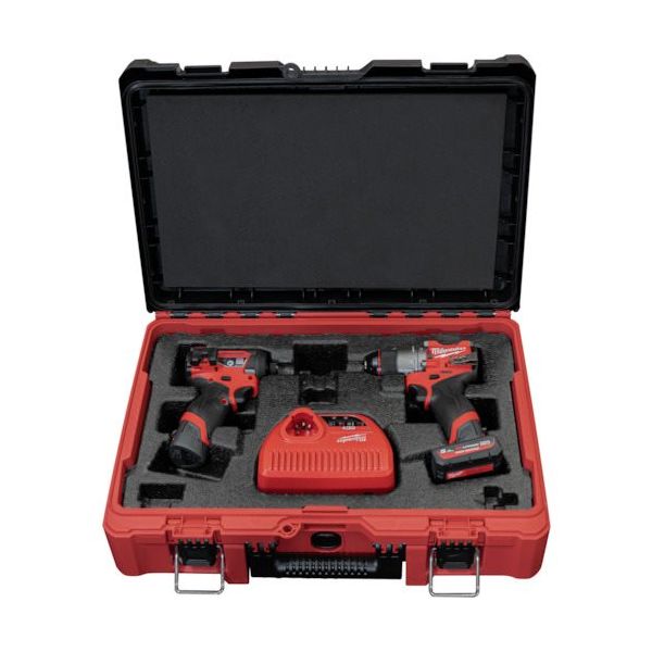 milwaukee M12 FUEL パワーパック(振動ドリル、インパクトドライバー) FPP2A2-5252P JP 1セット（直送品） 47,041円