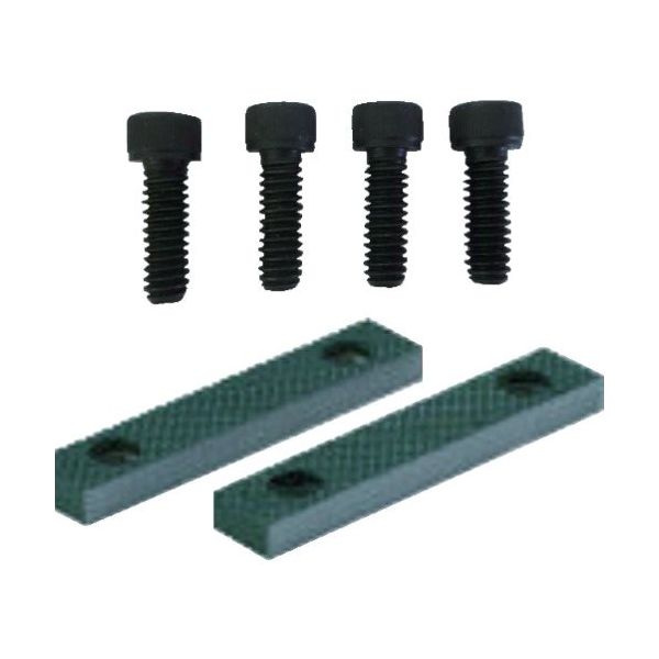 トラスコ中山 TRUSCO 回転台付バイスTLVー100用 口金・固定ねじセット TLV-100KB 1セット(1組) 566-4722（直送品）