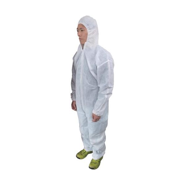 丸和ケミカル 不織布つなぎ服 4Lサイズ 6500-4L 1着 563-7584（直送品）