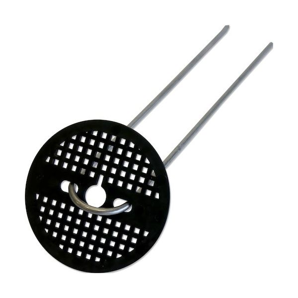 渡辺泰 萩原 防草シート用押さえピン 黒 20cm SOK-20 1セット(200本) 608-5622（直送品）