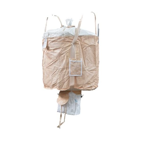 旭産業 旭 コンテナバッグ丸型本体二重 排出口あり AS-HTNJ1 1袋 613-2410（直送品）