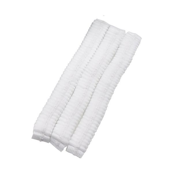 橋本クロス 橋本 モブキャップeco ホワイト フリーサイズ 100個入 HCMCB1000W 1袋(100個) 612-3876（直送品）