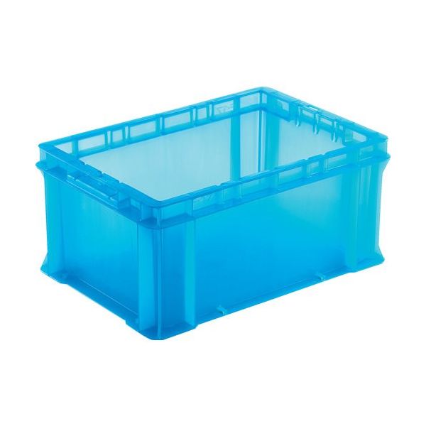 DIC エコシリーズF型コンテナFー17 外寸:W424×D291×H197.5 クリアブルー F-17 ECO CBL 1個（直送品）