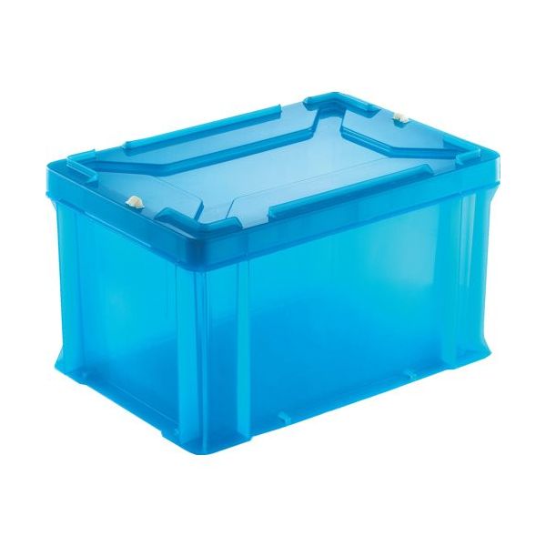 DIC エコシリーズF型コンテナFー21 外寸:W424×D291×H244.5 クリアブルー F-21 ECO CBL 1個（直送品）