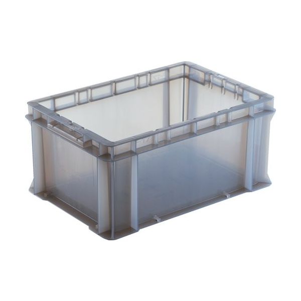 DIC エコシリーズF型コンテナFー17 外寸:W424×D291×H197.5 クリアブラック F-17 ECO CBK 1個（直送品）