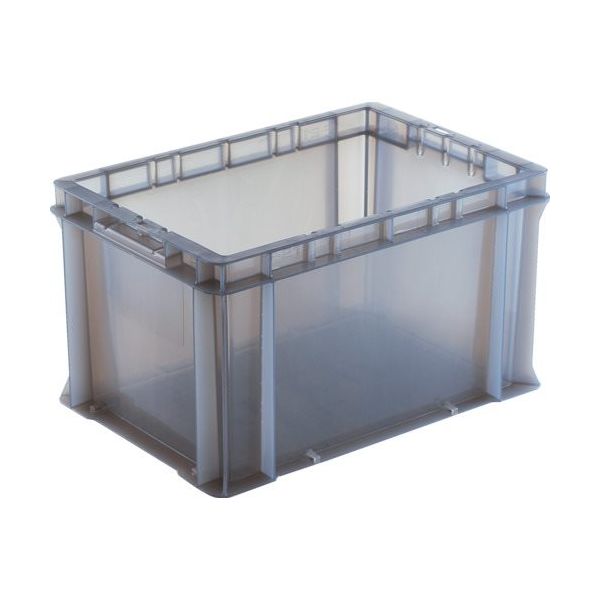 DIC エコシリーズF型コンテナFー21 外寸:W424×D291×H244.5 クリアブラック F-21 ECO CBK 1個（直送品）