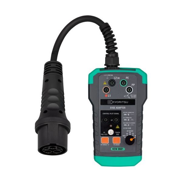 共立電気計器 KYORITSU EVSEアダプタ KEW8601 1台 652-1047（直送品）