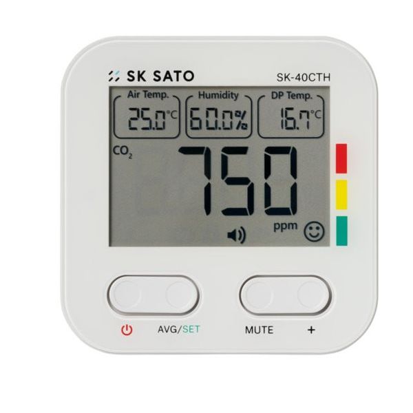 佐藤計量器製作所 佐藤 CO2モニターミニ SKー40CTH(1738ー00) 1738-00 1個(1台) 671-8208（直送品）