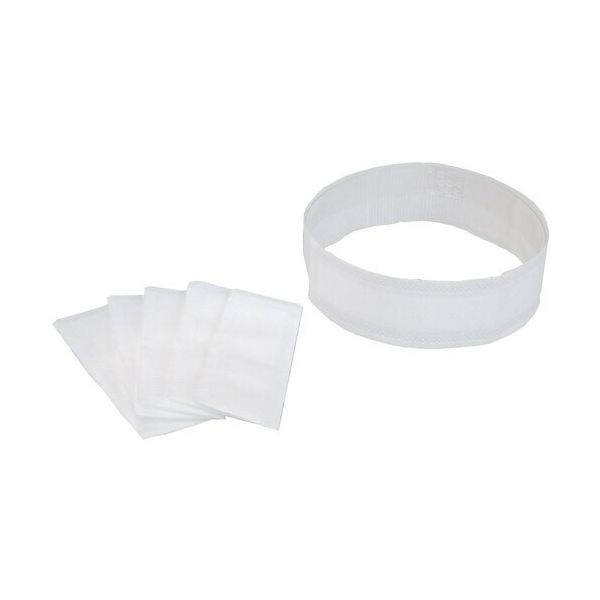 橋本クロス 橋本 HC汗取りバンド ホワイト フリーサイズ 100枚入/箱 SAB100 1箱(100枚) 683-9677（直送品）