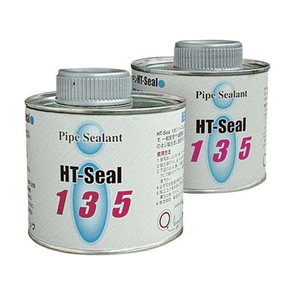 ヘルメチック 配管用シール剤 135B(黒色) 500g 135BK500 1個 683-5631（直送品）