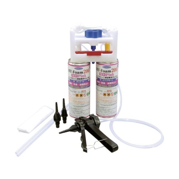 ヘルメチック 発泡ウレタン HT―Foam200NEW Pink 800ml HT-FOAM200NEWPK800 1個 683-9909（直送品）