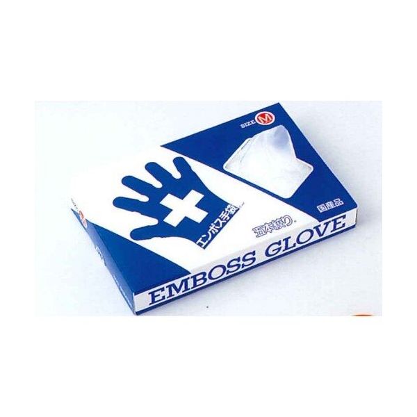 東京パック B#30エンボス手袋五本絞り化粧箱(200枚入)M B30GKM 1箱(200枚) 682-1773（直送品）