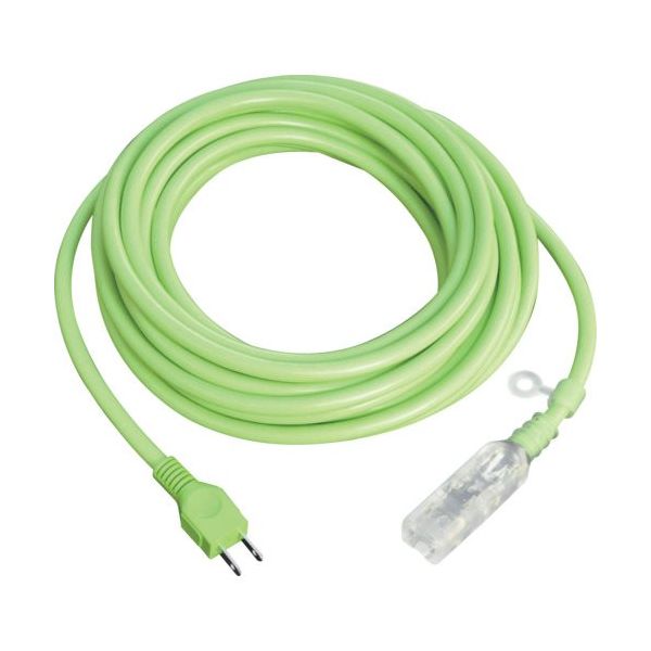 フジマック fmc 光るタップコード グリーン 10m HE-1510-G 1本 407-0622（直送品）